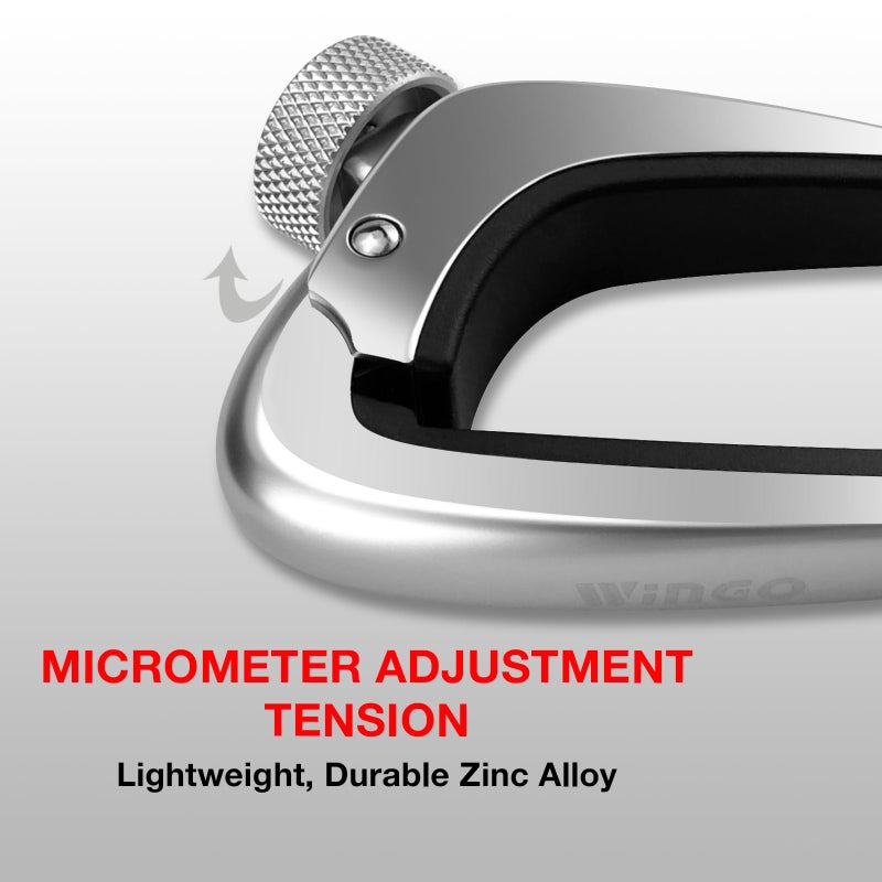 Wingo كابو ونجو برو للجيتار للأكوستيك والكهربائي - كابوتراست كروم - Image 3